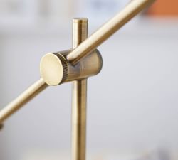 Elijah Metal USB Task Table Lamp (28")