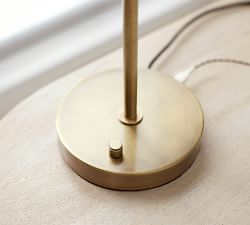 Elijah Metal USB Task Table Lamp (28")