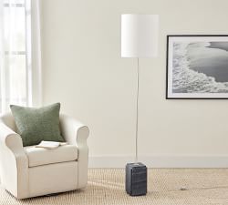 Amara Marble Floor Lamp (57")