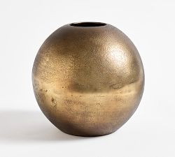 Brass Rounded Vase