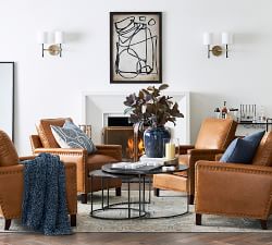 Tyler Square Arm Leather Chair