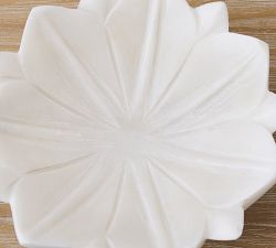 Handcrafted Marble Lotus Bowl