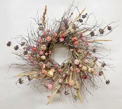 Handmade Dried Spring Awakening Wreath