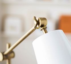 Elijah Metal USB Task Table Lamp (28")