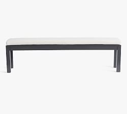 Open Box: Indio Metal 73&quot; Dining Bench Frame, Slate