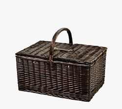 Sonoma Handwoven Picnic Basket - Set for 4