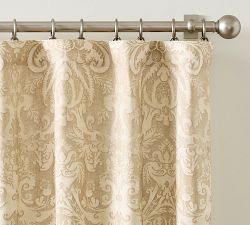 Stella Damask Print Blackout Curtain