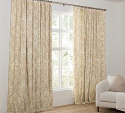 Stella Damask Print Blackout Curtain