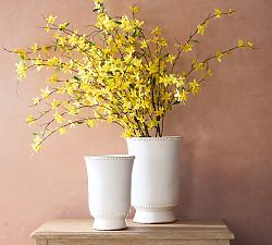 Faux Yellow Forsythia Branch