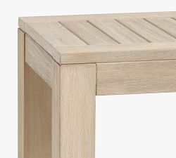 Indio Eucalyptus Rectangular Outdoor Console Table (51")