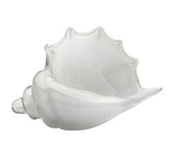 Hand Blown Glass Conch Shells