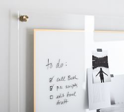 Acrylic &amp; Brass Modular Wall Organization Collection