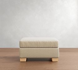 Buchanan Modern Square Arm Ottoman and a Half