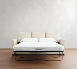 Cameron Modern Roll Arm Reversible Sleeper Chaise Sectional (88")