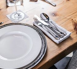 Diamante Italian Stainless Steel Flatware Set