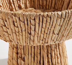 Malibu Handwoven Seagrass Footed Bowl