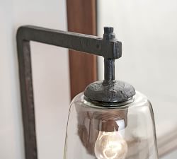 Porter Recycled Glass USB Table Lamp (25")