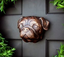 Bronze Pug Door Knocker