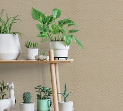 Herringbone Paperweave Natural Grasscloth Wallpaper