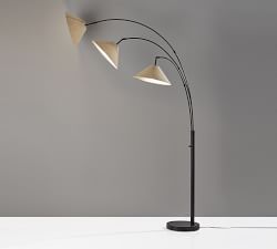 Serafina Metal 3-Arm Arc Floor Lamp (86")
