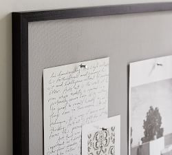 Wood Gallery Office Pinboard - Black