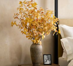 Brown Terracotta Striped Vase