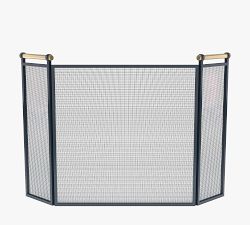 Calabar Fireplace Tri-Panel Screen