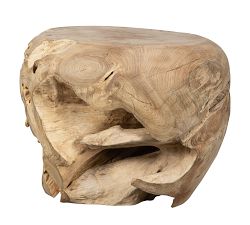 Martha Round Teak Side Table (24.5")