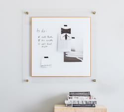 Acrylic &amp; Brass Modular Wall Organization Collection