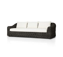 Dunemere Wicker Outdoor Sofa (106")