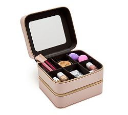 Sadie Vegan Leather Travel Cosmetic Case