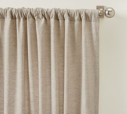 Custom Belgian Flax Linen Curtain - Flax