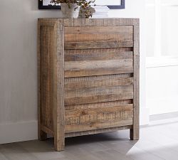 Hensley Reclaimed Wood 4-Drawer Tall Dresser