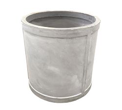 Leonard Lightweight Concrete Cylinder Planters, Set of 3