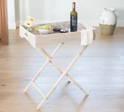 Tava Handwoven Rattan Butler Tray