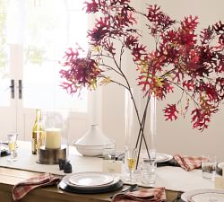 Faux Autumn Oak Branch - 45"