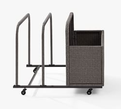 Benson Outdoor Wicker Pool Storage Caddy 