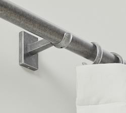 Cast Iron Pewter Curtain Hardware Collection