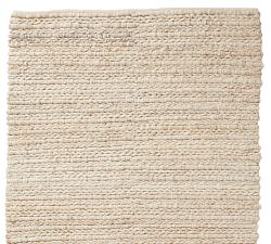 Chunky Sweater Wool Jute Braided Rug