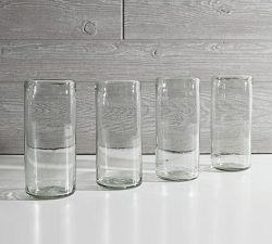 Claro Recycled Glass Drinkware - Set of 4
