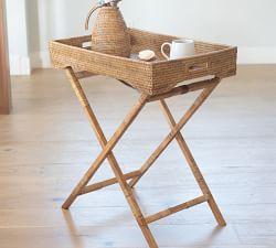 Tava Handwoven Rattan Butler Tray