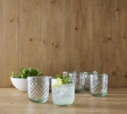 Twist Recycled Glass Drinkware Collection