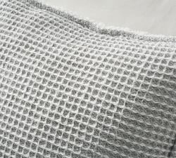 Waffle with Sherpa Back Pillow Cover