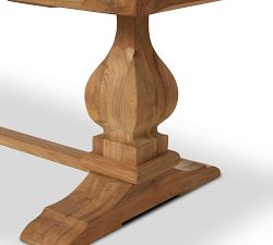 Wilder Reclaimed Teak Rectangular Outdoor Dining Table (111")