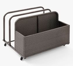 Benson Outdoor Wicker Pool Storage Caddy 