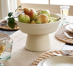 Larkin Stoneware Footed Serving Bowl