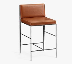 Rockwell Leather Stool