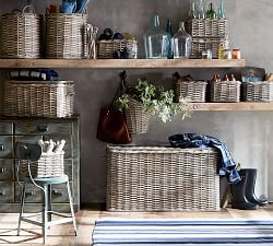 Aubrey Handwoven Oversized Lidded Basket