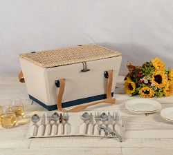 Boardwalk Handwoven Picnic Basket 