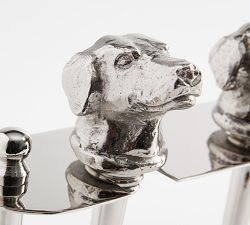 Figural Hound 4-Piece Bar Tool Set